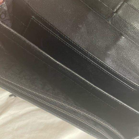 Christian Dior black calf leather and corset style wallet! Do not miss this! - Picture 12 of 15